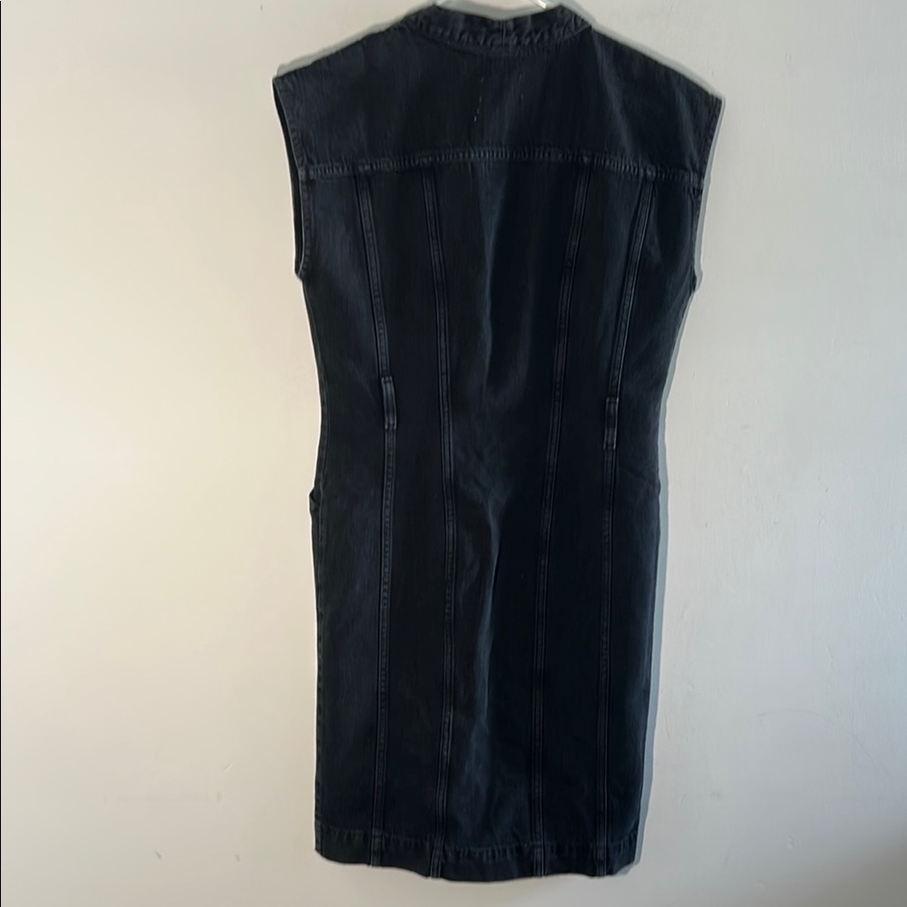 Etica, Woman’s Size Small Black Button-Down Mini Dress - Picture 6 of 6